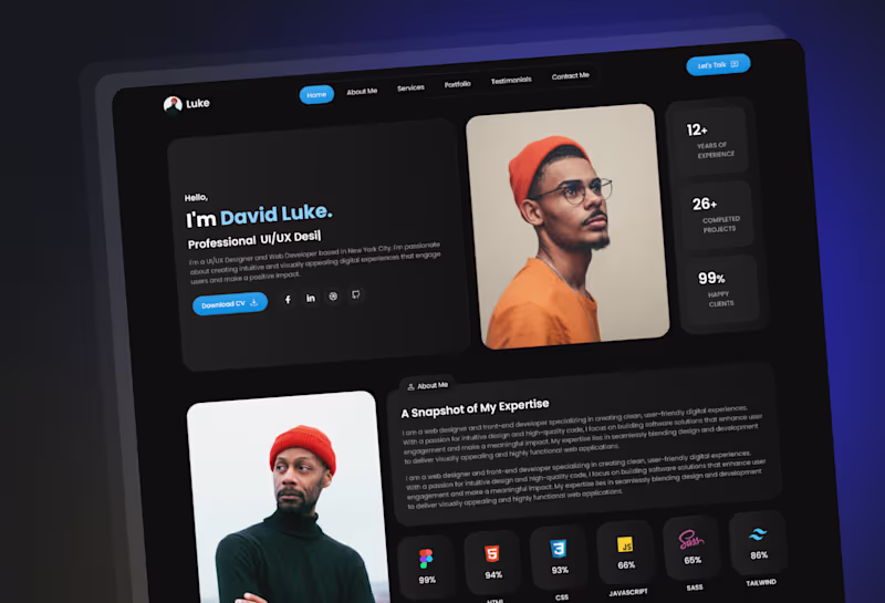 Cover image for Landing Page (Portfolio)