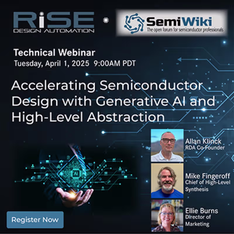 Cover image for Gen AI Webinar hosted in partnership with SemiWiki