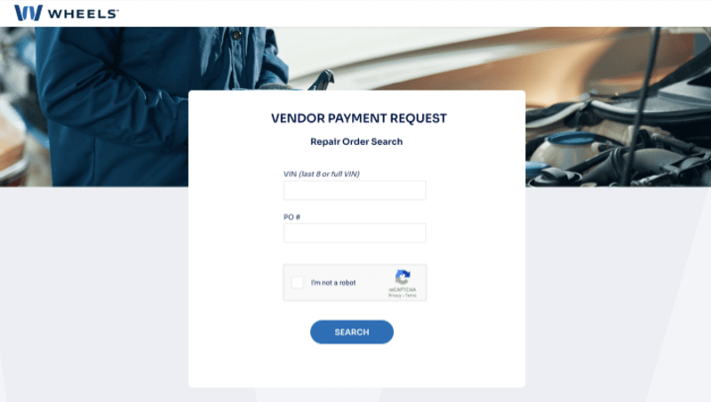 Cover image for Vendor Payment Portal - Wheels