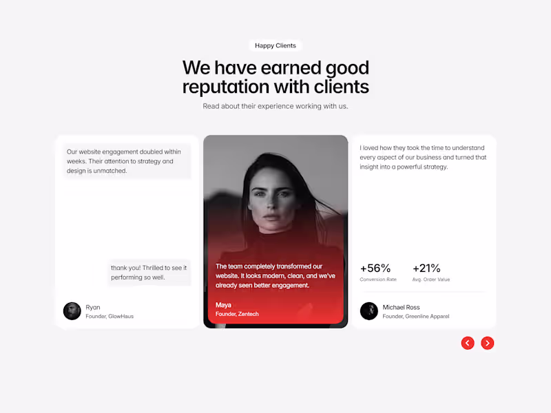 Cover image for Here’s the testimonial section from my @framer (https://x.co...