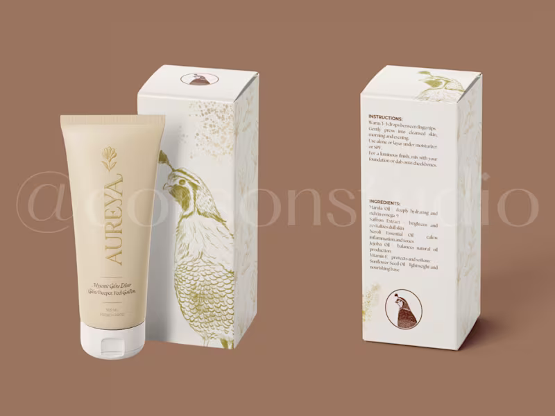 Cover image for Luxury meets nature. I designed Aureya to feel grounded, gol...