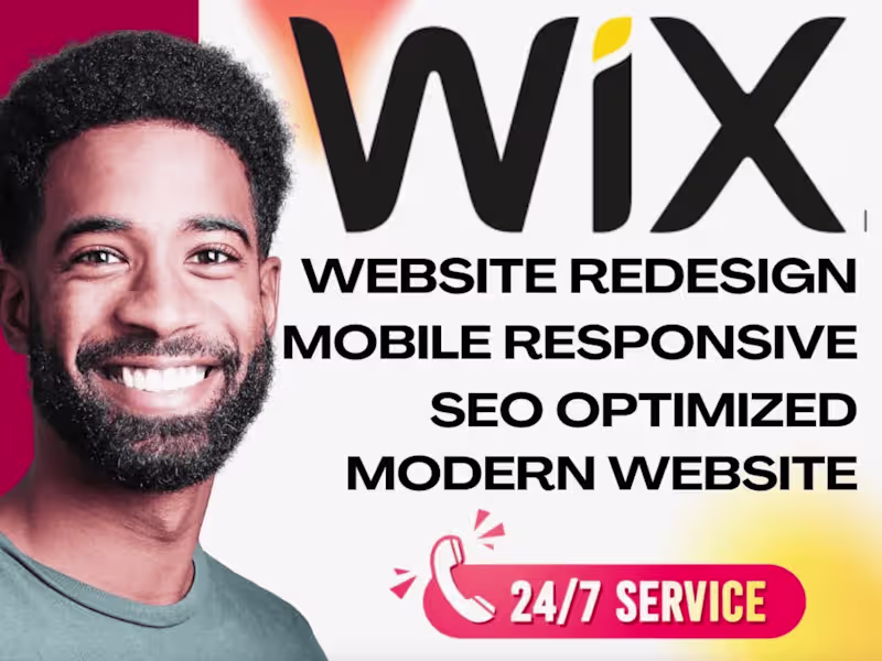 Cover image for will design wix website design, wix developement and  redeisgn 