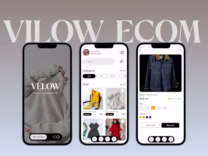 Cover image for Fashion App Design UI UX