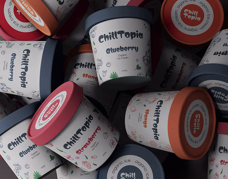 Cover image for ChillTopia Ice Cream Brand