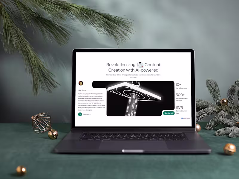 Cover image for Webflow Hero Section Design
