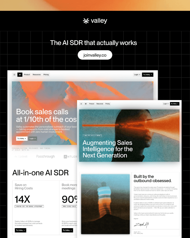 Cover image for Growth for Valley 🏔️ - B2B Saas 