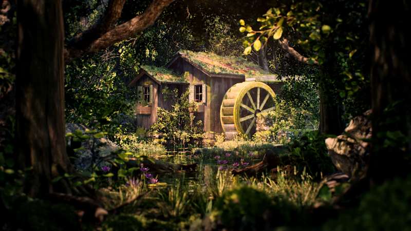 Cover image for Idyllic Watermill