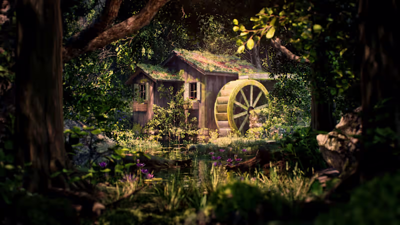 Cover image for Idyllic Watermill