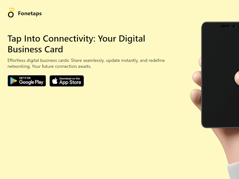 Cover image for Fonetaps - Digital business card