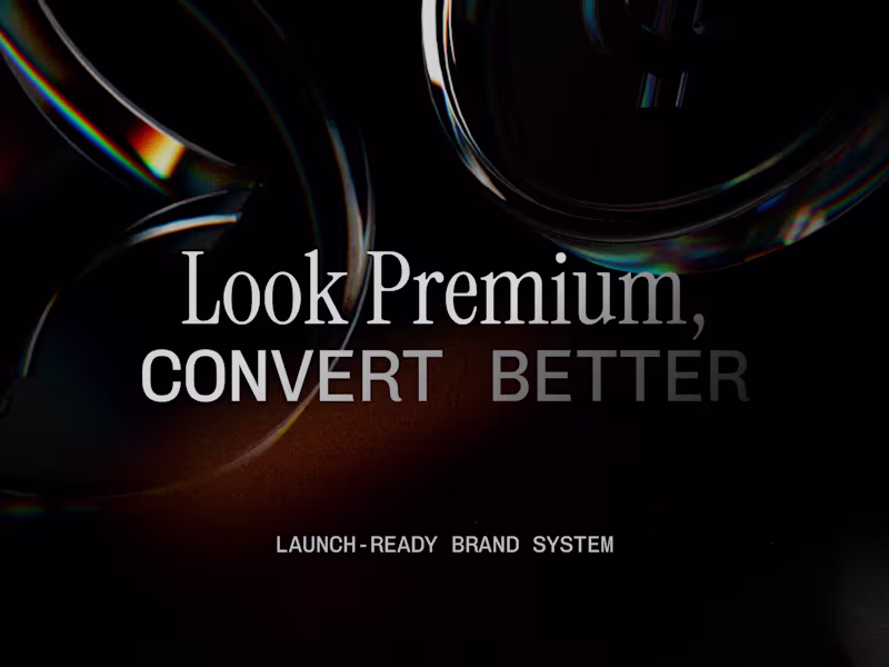 Cover image for Brand System + Launch Kit