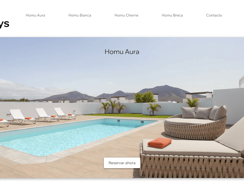 Cover image for Homu Holidays