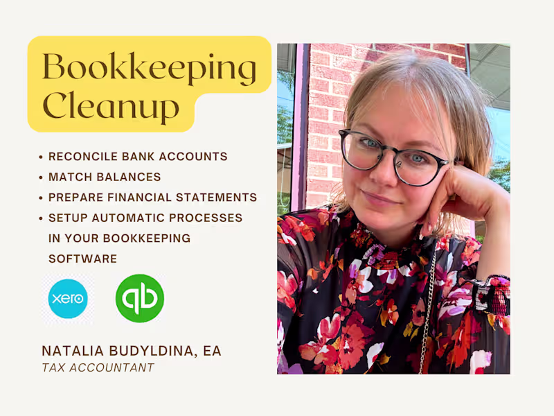 Cover image for Small Business Bookkeeping Cleanup