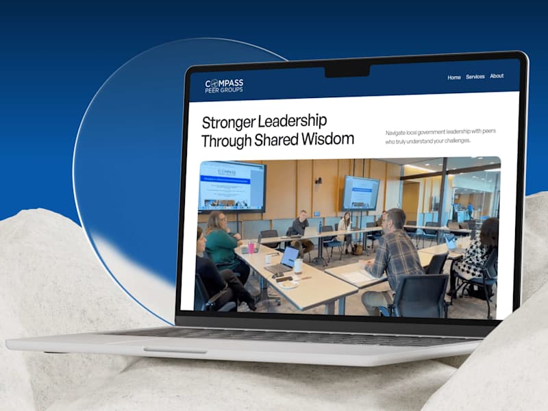 Cover image for Compass Peer Groups Website Redesign
