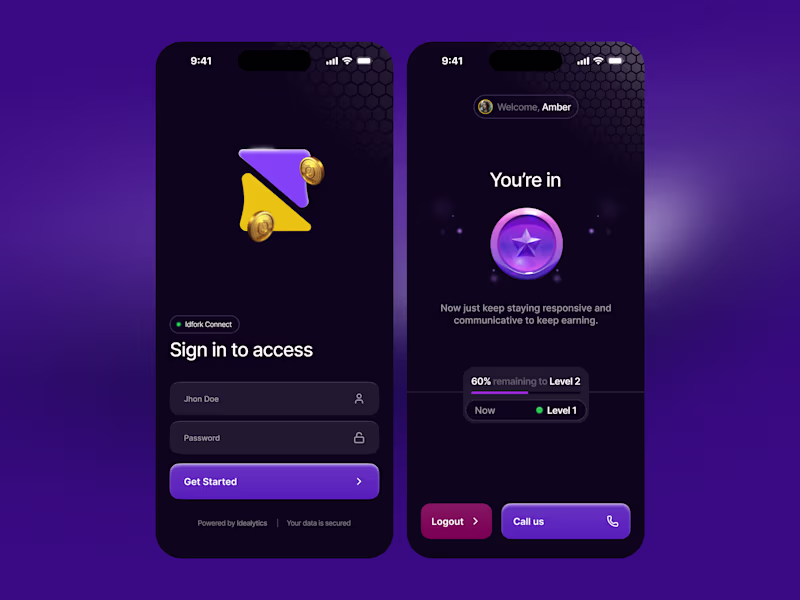 Cover image for Mobile App and Logo Redesign for Marketing Agency