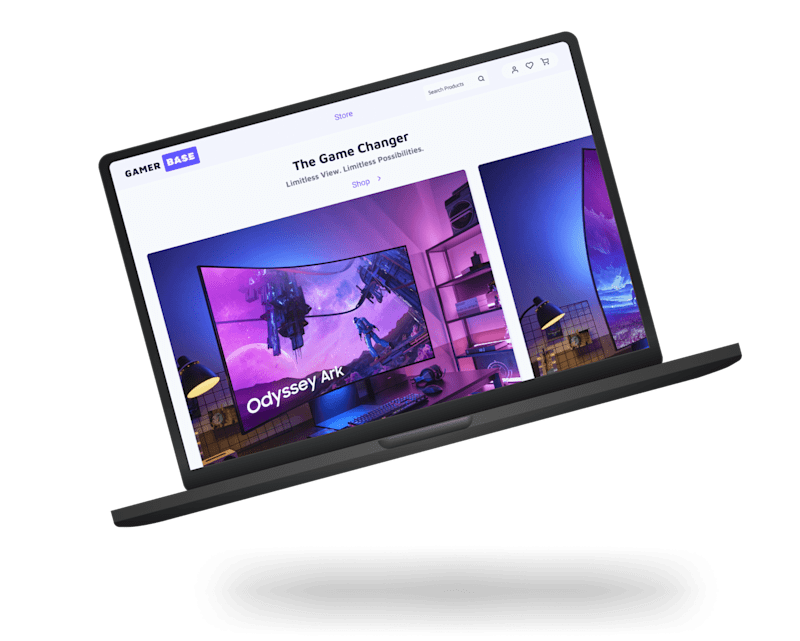 Cover image for Design of an E-Commerce shop of electronics for gamers.