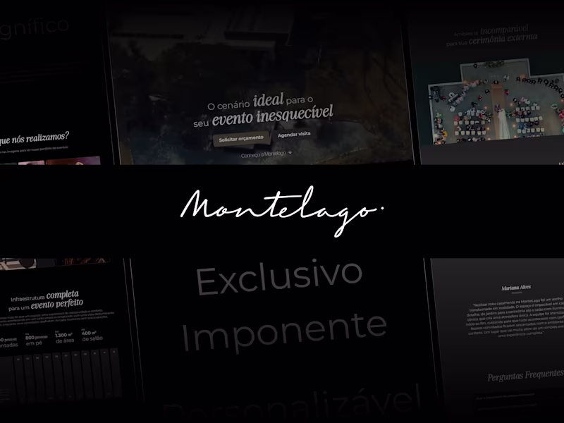 Cover image for Montelago | Event Venue Landing Page