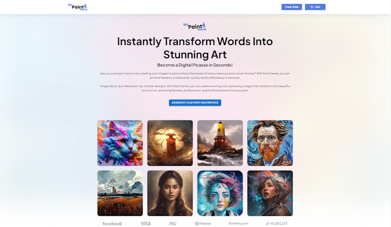 Cover image for AI-Powered Creative Platform Development for PaintGenie