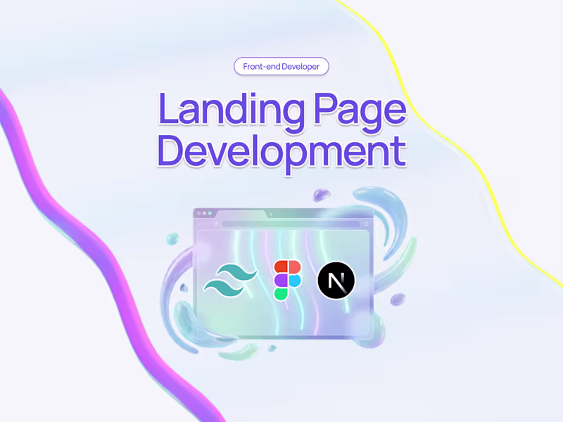 Cover image for Landing Page Development with Next.js & Framer Motion