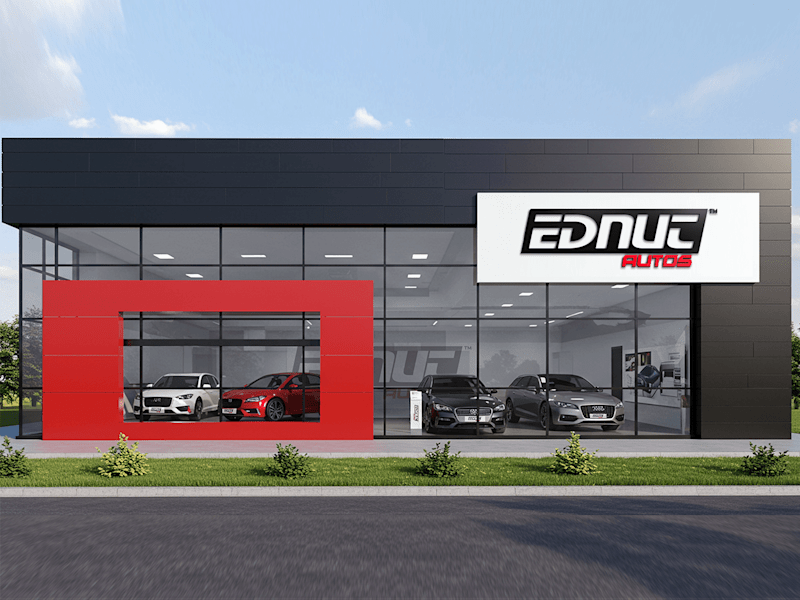 Cover image for Ednut Autos | Automobile Dealership Company Branding   