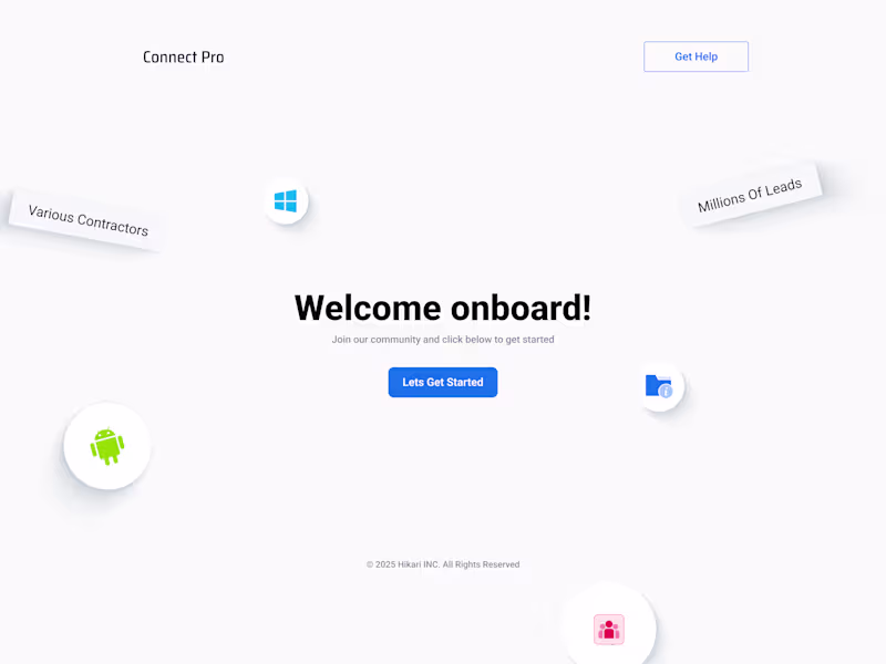Cover image for Contractor Onboarding with Connect Pro