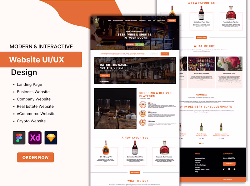 Cover image for Responsive Website UI/UX Design in Figma