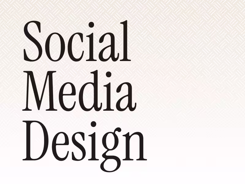 Cover image for Social Media Design