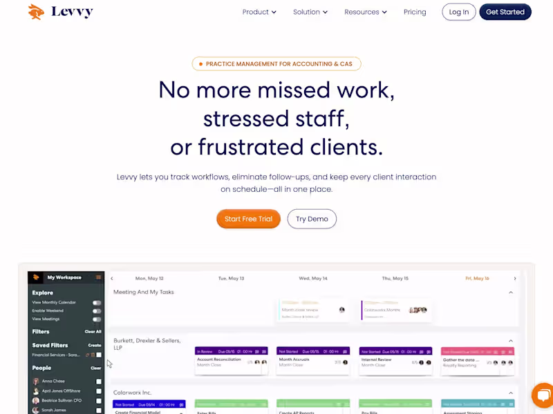 Cover image for Levvy: Practice Management SaaS Landing Site