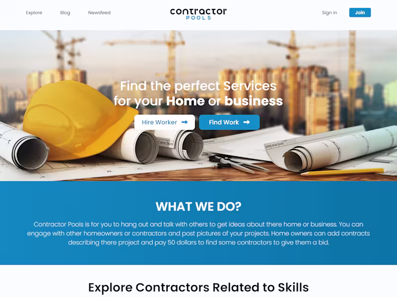 Cover image for Contractor Pools