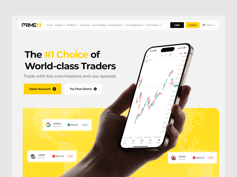 Cover image for PrimeX Capital Redesign Home Page 