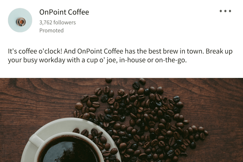 Cover image for OnPoint Coffee Social Media Marketing Campaign