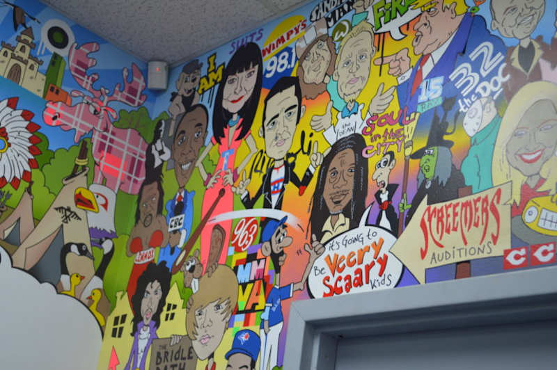 Cover image for Toronto Celebrities fills mural at Keele Street Monte Carlo Lau…