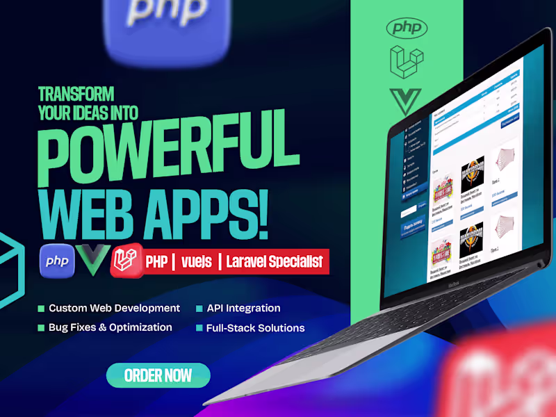 Cover image for Expert Laravel-vue-react Developer