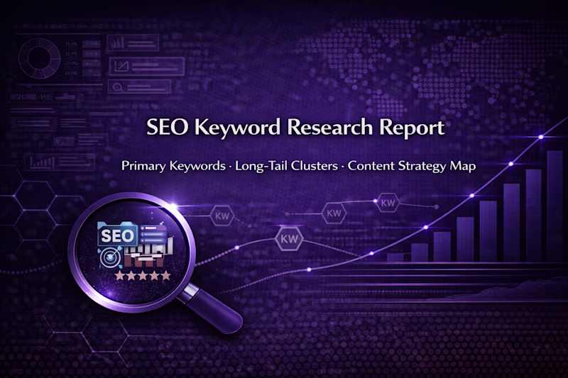 Cover image for 10 — SEO Keyword Research Report