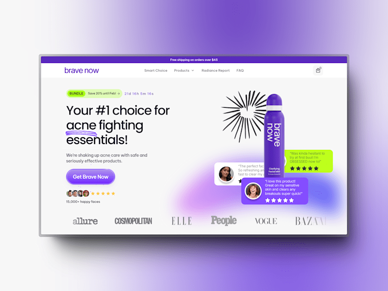 Cover image for Brave Now / E-commerce Website