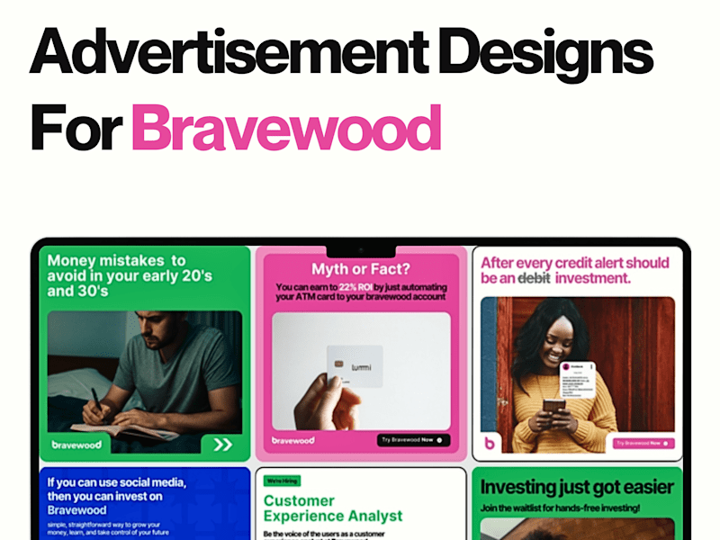 Cover image for Bravewood Social Media Design Campaign