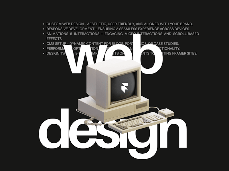 Cover image for Framer Website Design & Development