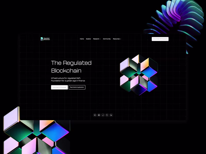 Cover image for Regulated Blockchain – Secure & Compliant Blockchain Solutions