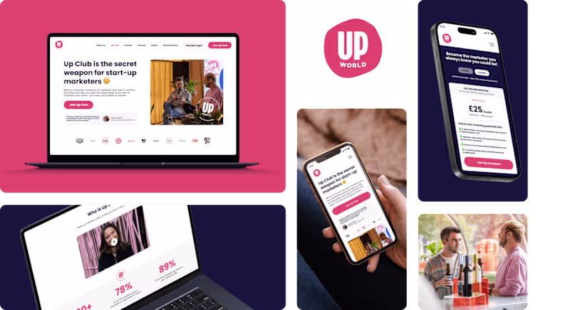 Cover image for Up World Website & Landing Pages