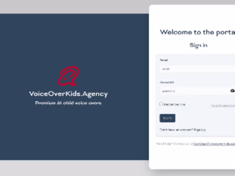 Cover image for Voice Over Kids AI