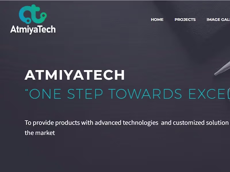 Cover image for AtmiyaTech – One Step Towards Excellence