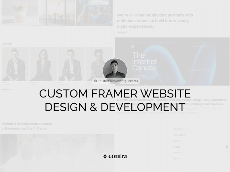 Cover image for Custom Framer Website Design & Development