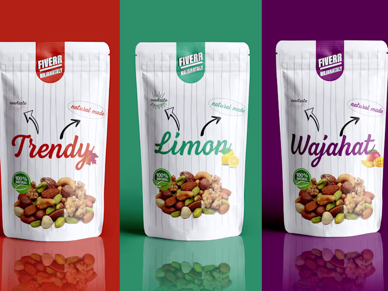 Cover image for Packaging and Label design With 3D Mockup