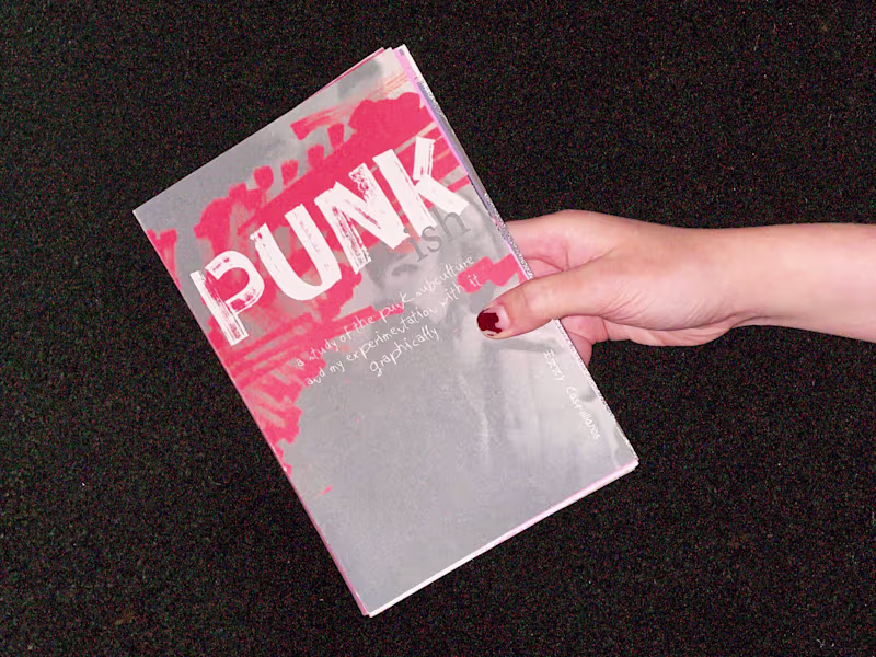 Cover image for Punk-Ish: a study of punk graphics