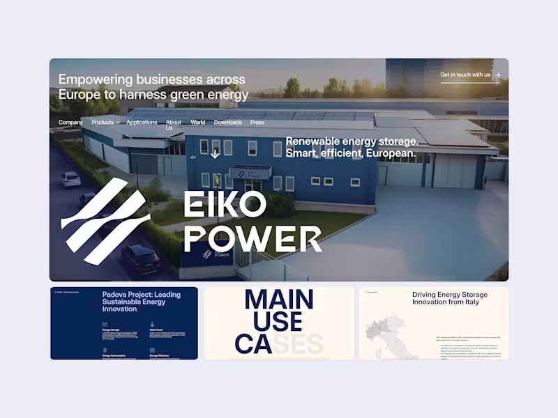 Cover image for Eiko Power | Webflow Development