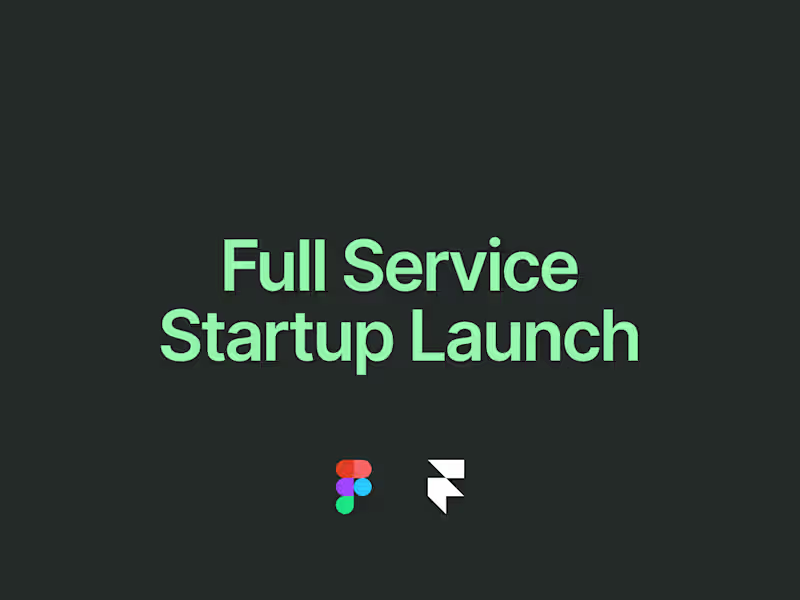 Cover image for Full Service Startup Launch