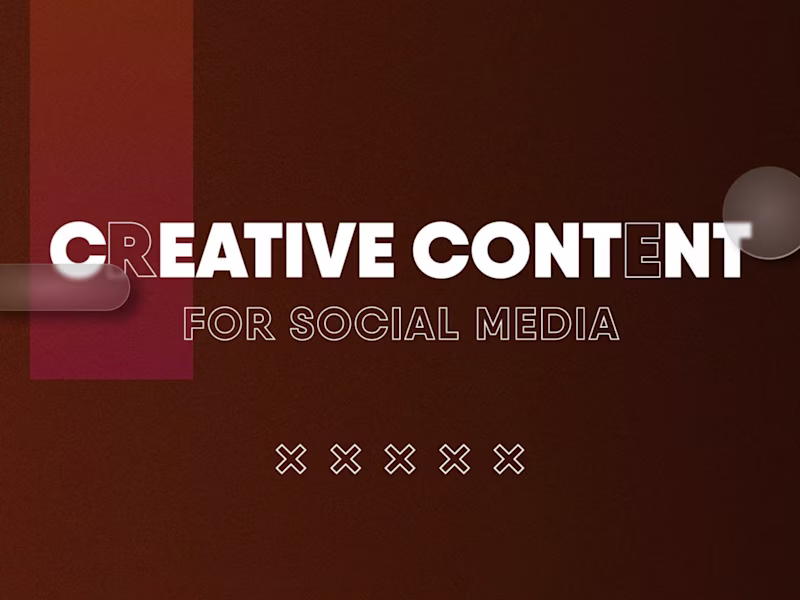Cover image for Social Media Portfolio: Bold, Clean & Impactful Visual Content