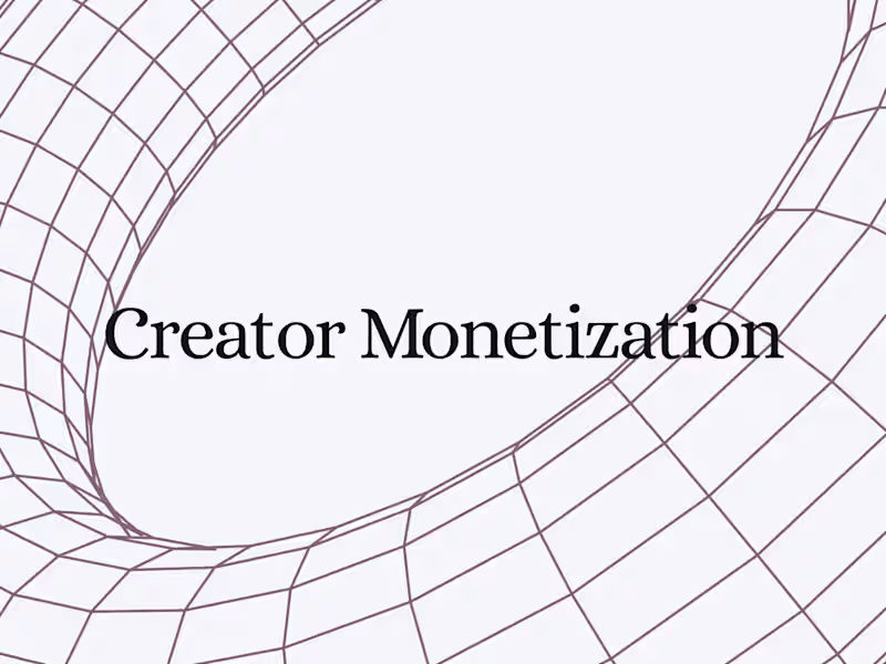 Cover image for Creator Monetization | Video Gifting 