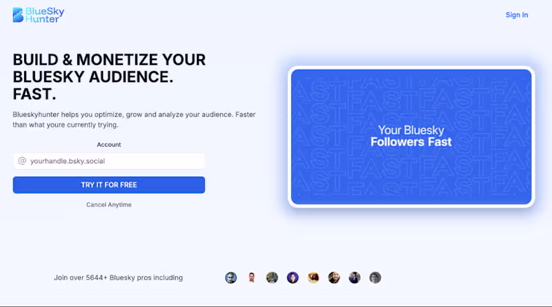 Cover image for #BlueSkyHunter Key Contributions: Built auto-DM system with ...