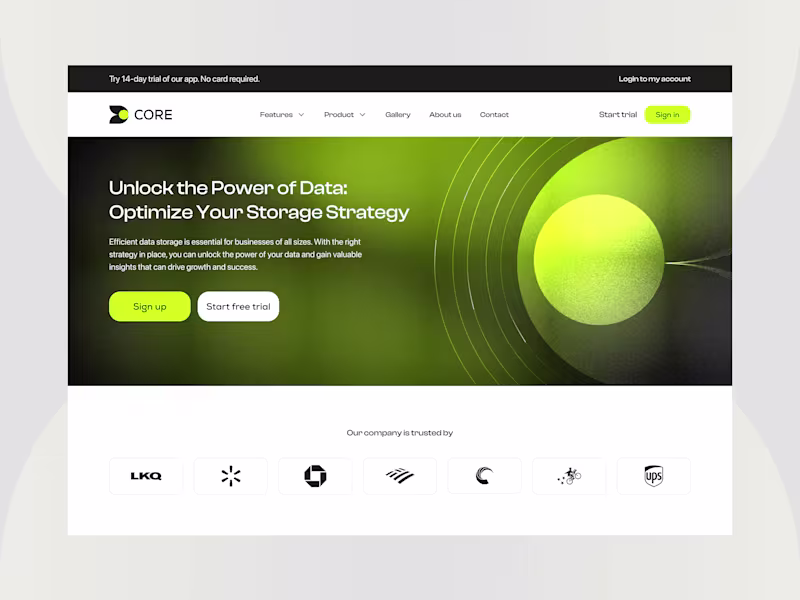 Cover image for Core - Database Landing Page