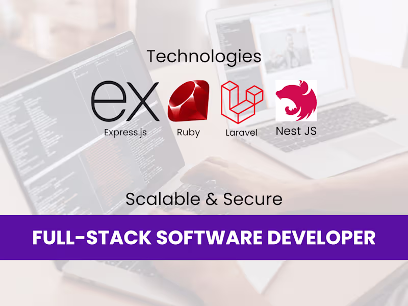 Cover image for Scalable & Secure Full-Stack Development